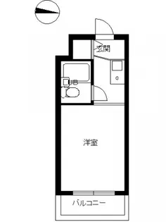 スカイコート下高井戸【4階】の間取り