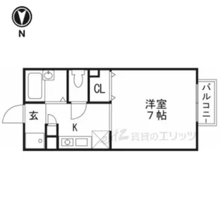 ハイツシャルマン【2階】の間取り