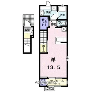 スカイ・レジデンス【2階】の間取り