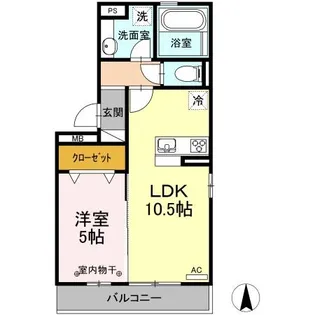 リシェスSERI II【2階】の間取り