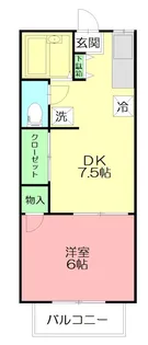 コスモレジデンス【2階】の間取り