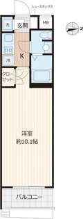 Beverly Homes 下赤塚【4階】の間取り