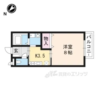 グランシャリオ北山【2階】の間取り