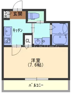 レヴィア【3階】の間取り