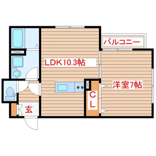 シルフソア【1階】の間取り