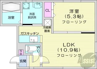 プリンス202【2階】の間取り
