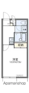 レオパレス北三国丘【1階】の間取り