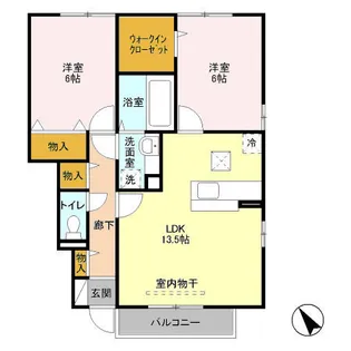 リシェール I【1階】の間取り