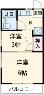 ソワサント【1階】の間取り