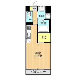 クロスディアII【3階】の間取り