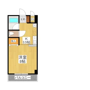 テンローズ106【3階】の間取り