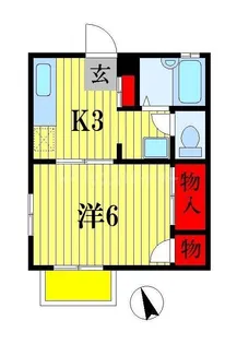 レッドロビンホシナ【2階】の間取り
