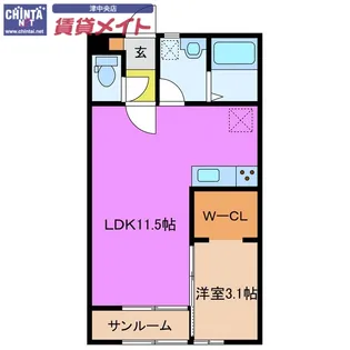La Vita【1階】の間取り
