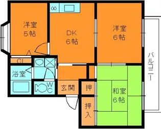 コスモス結崎C【1階】の間取り