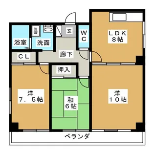 ●西山ビル【5階】の間取り