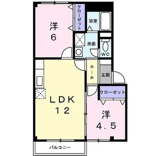 メゾン・フルール【2階】の間取り