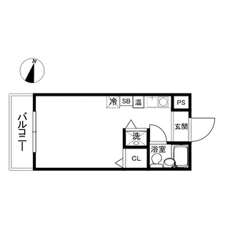 シャンボール【1階】の間取り