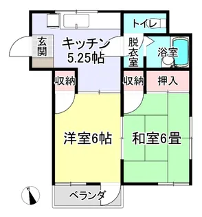 フレクス千秋【3階】の間取り