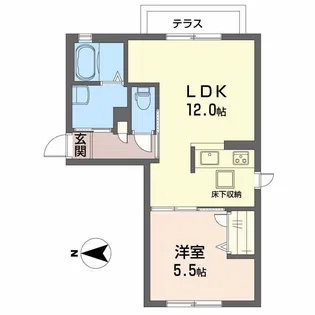 ラ・パルテール新屋敷 II【1階】の間取り