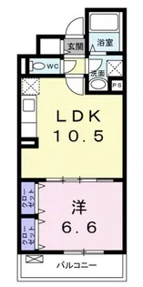 ウイステリア関口【2階】の間取り