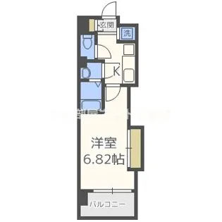 Luxe難波西3【15階】の間取り