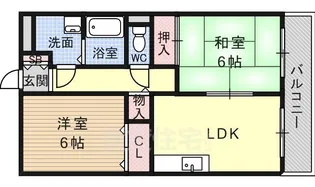 ハイツ桜ヶ丘【4階】の間取り