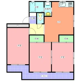 新原マンション【4階】の間取り