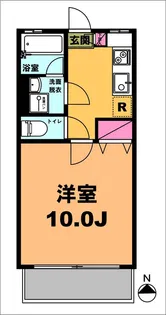 月村マンションNo.5【2階】の間取り