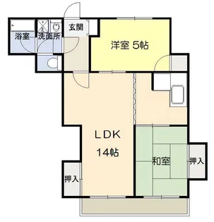 バンベールハウス A棟【3階】の間取り