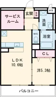 Lesage小池原【1階】の間取り