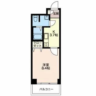 リバーサイドタワー RST【2階】の間取り