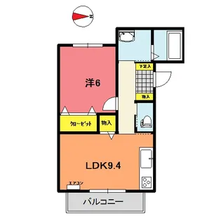 Dwell in 城南【4階】の間取り