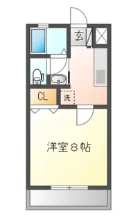 フローラ矢中A【2階】の間取り