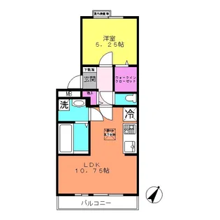 フローラヨコハマ【1階】の間取り