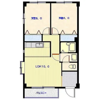 ビラ・ヒラ【1階】の間取り