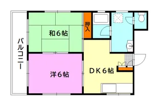 兵庫県芦屋市東山町【マンション】の間取り