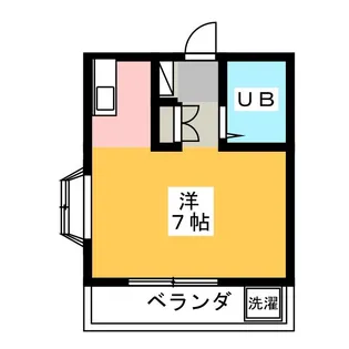 シェルブール月吉【1階】の間取り