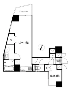 セントヒルズ方南町【2階】の間取り