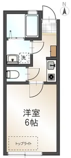 ヒルズアサヒ【1階】の間取り