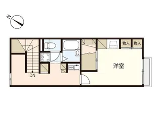 レオパレスレーブシャトーII【2階】の間取り