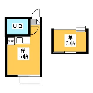 メゾンドセシール【1階】の間取り