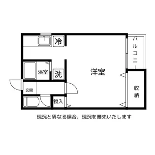 ピーチハウス寺町【1階】の間取り