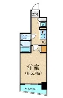 プレサンス新宿御苑前アルティメット【2階】の間取り