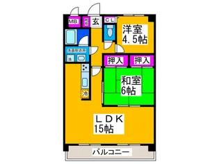 U・COURT 101【3階】の間取り