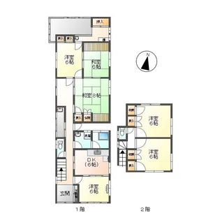 石川県小松市安宅町【一戸建】の間取り