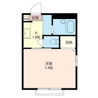 オーシャンズブルーII【2階】の間取り