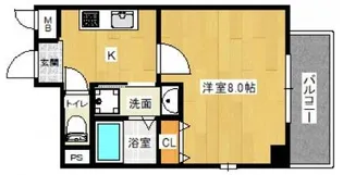 D.siel楽々園【3階】の間取り