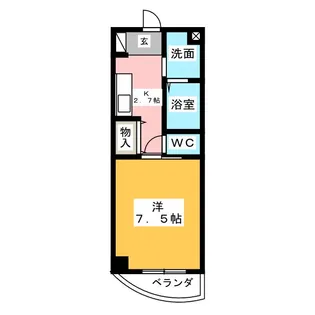 矢木楽器店本社ビル【6階】の間取り