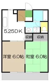 2DKの間取り画像