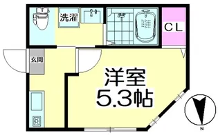 Art Shikahama【2階】の間取り
